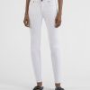 Fit Kut from the Kloth Diana Relaxed Fit Skinny | Diana Mid Rise Relaxed Fit Skinny, Exclusive (White) Optic White