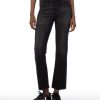 Denim Kut from the Kloth | Kelsey High Rise Fab Ab Ankle Exchange W/Black Base Wash