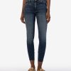 Fit Kut from the Kloth Connie Slim Fit Ankle Skinny | Connie High Rise Fab Ab Ankle Skinny, Exclusive Ignited W/Dk Base Wash