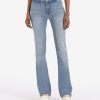 Denim Kut from the Kloth | Natalie Mid Rise Trouser Bootcut (Moment Wash) Moment W/Medium Base Wash