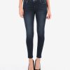 Denim Kut from the Kloth | Donna High Rise Ankle Skinny, Petite Paragon W/Dk Stone Base Wash