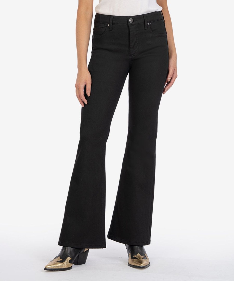 Clothing Kut from the Kloth | Stella Fab Ab High Waist Flare Black