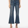 Fit Kut from the Kloth Meg Wide Leg | Meg High Rise Wide Leg Exceeded W/Dk Base Wash