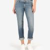 Fit Kut from the Kloth Catherine Boyfriend | Catherine Mid Rise Boyfriend Fervent W/Antique Base Wash