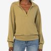 Clothing Kut from the Kloth | Audrina Johnny Collar Pullover Pistachio