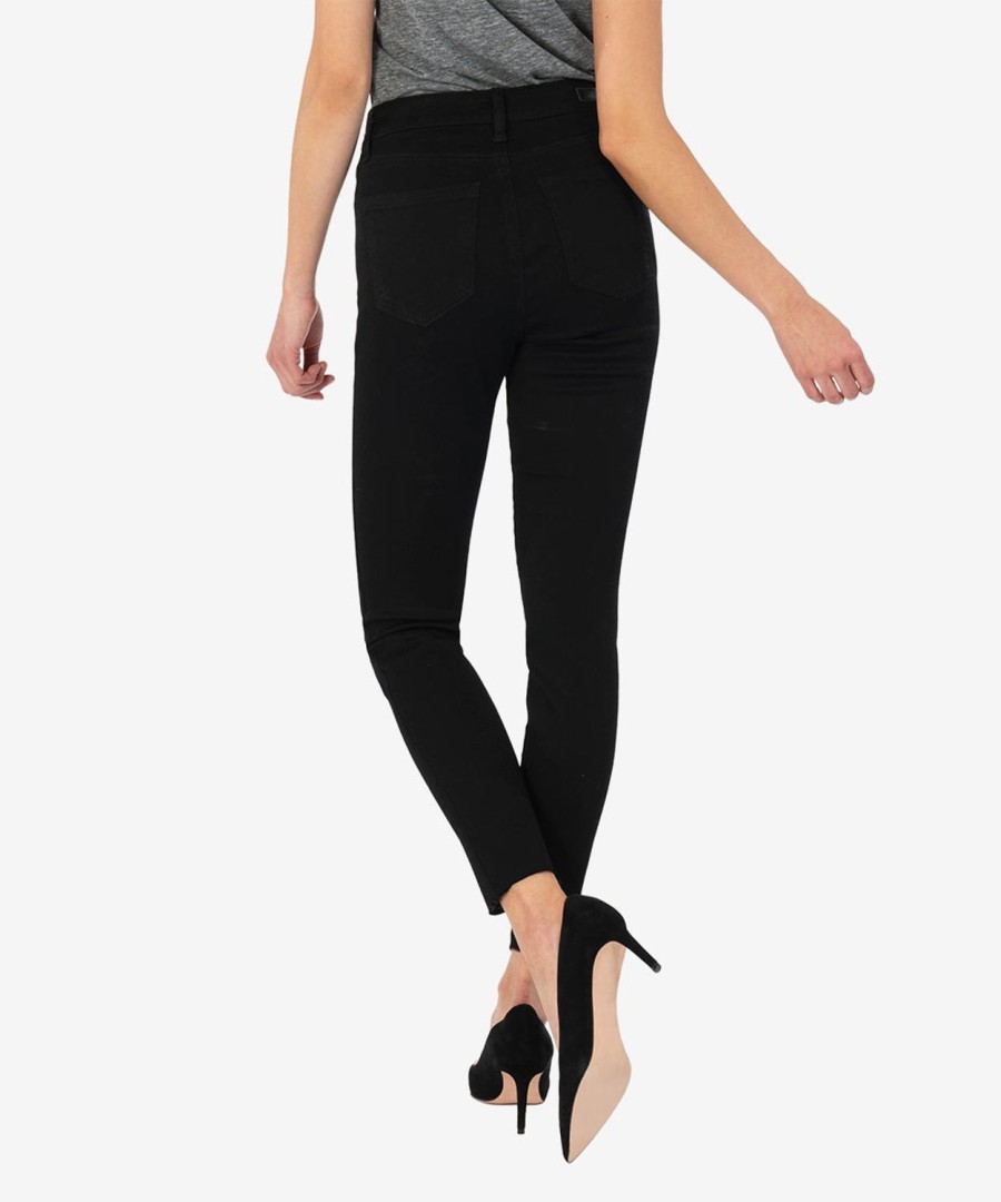 Denim Kut from the Kloth | Donna High Rise Fab Ab Ankle Skinny Black