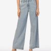 Fit Kut from the Kloth Meg Wide Leg | Meg High Rise Wide Leg Pant Light Wash