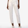 Denim Kut from the Kloth | Reese Mid Rise Crop Straight Leg Optic White