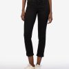 Fit Kut from the Kloth Catherine Boyfriend | Catherine Mid Rise Boyfriend Black