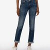 Denim Kut from the Kloth | Catherine Mid Rise Boyfriend Jeans Inspired W/Dk Base Wash