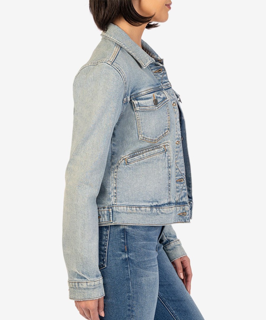 Clothing Kut from the Kloth | Anne Denim Jacket Cultivate W/Vintage Base Wash