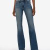 Denim Kut from the Kloth | Ana High Rise Fab Ab Super Flare Counselled W/Dk Stone Base Wash