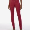 Clothing Kut from the Kloth | Diana Mid Rise Relaxed Fit Skinny Rouge