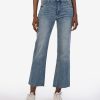 Fit Kut from the Kloth Kelsey Ankle Flare | Kelsey High Rise Fab Ab Ankle Flare (Comprehensive Wash) Comprehensive W/Medium Base Wsh