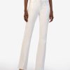 Denim Kut from the Kloth | Ana High Rise Fab Ab Flare Optic White