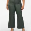 Fit Kut from the Kloth Meg Wide Leg | Meg High Rise Fab Ab Wide Leg, Long Inseam (Plus) Forest