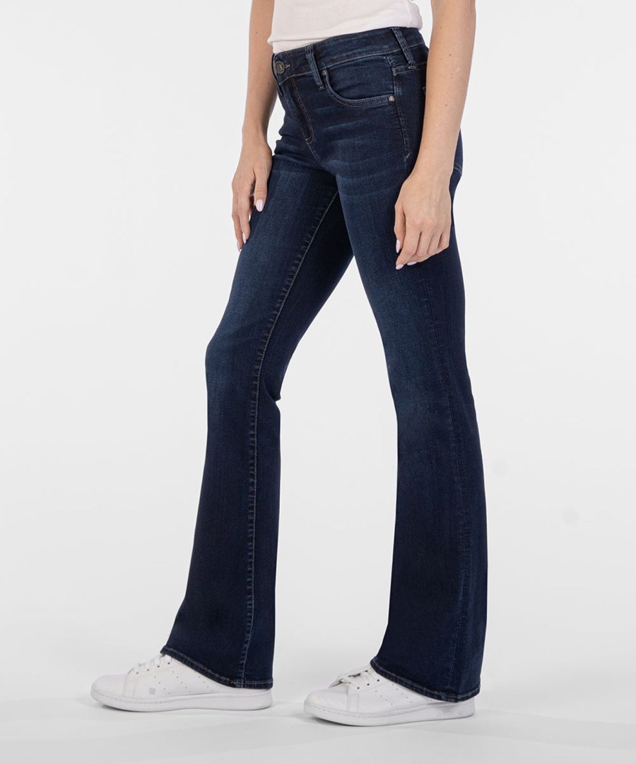 Fit Kut from the Kloth Natalie Boot Cut | Natalie Mid Rise Bootcut (Winsome Wash) Winsome W/Euro Base Wash